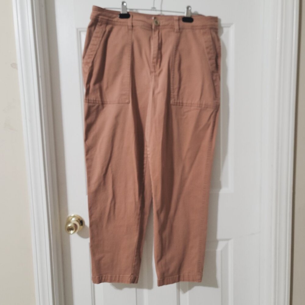 Women's A New Day Stretch Elastizado Pants - Size 14 - Faded Brownish/Pink Color